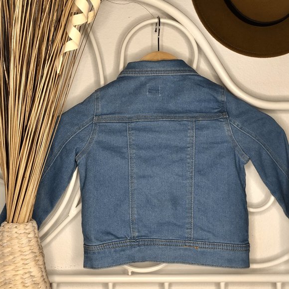 DISNEY Denim Jacket Kids Jean Jacket with Patches - Picture 6 of 7